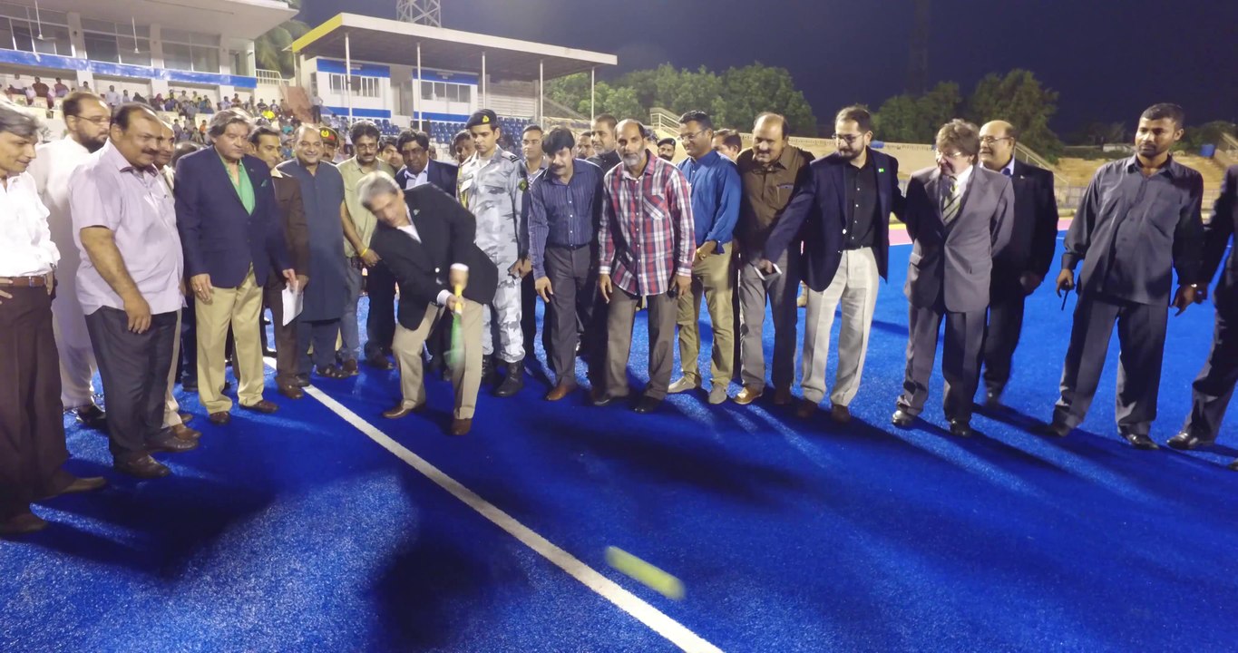 Governor Sindh Dr. Ishrat Ul Ebad Khan Inaugurated Abdul Sattar Edhi Hockey Stadium