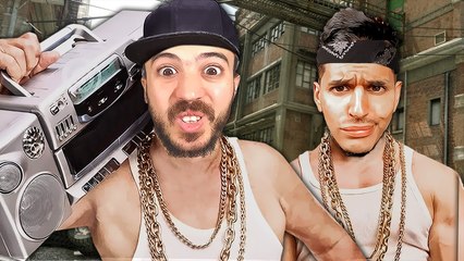 LE BLED'ART-ON ARRIVE DANS LE GHETTO ! - GTA V