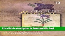Read Ancient Botany (Sciences of Antiquity Series)  Ebook Free