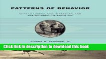 Download Patterns of Behavior: Konrad Lorenz, Niko Tinbergen, and the Founding of Ethology  PDF