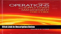 [Best] Operations and Supply Chain Management: The Core (Book Only) (McGraw-Hill/Irwin Series