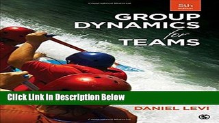 [Reads] Group Dynamics for Teams Online Books