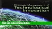 [Best] Strategic Management of Technological Innovation Free Books