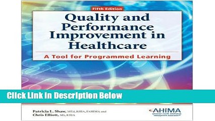 [Fresh] Quality and Performance Improvement in Healthcare, 5th ed. New Ebook