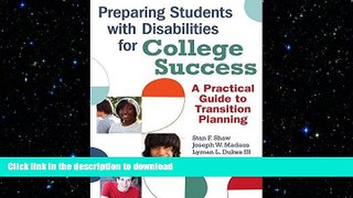 FAVORIT BOOK Preparing Students with Disabilities for College Success: A Practical Guide to