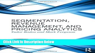 [Best] Segmentation, Revenue Management and Pricing Analytics Online Books