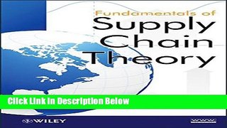 [Reads] Fundamentals of Supply Chain Theory Free Books