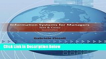 [Fresh] Information Systems for Managers: Text and Cases New Ebook