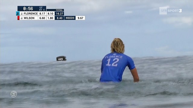 World Surf League - Tahiti Pro - John John Florence en action