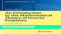 [Fresh] An Introduction to the Mathematical Theory of Inverse Problems (Applied Mathematical