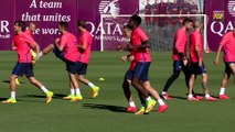 FC Barcelona training session: Preparations start for Athletic