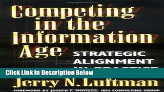 [Best] Competing in the Information Age: Strategic Alignment in Practice Online Books