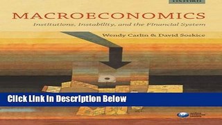 [Fresh] Macroeconomics: Institutions, Instability, and the Financial System Online Ebook