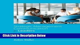 [Fresh] Strategic Management Communication for Leaders Online Ebook