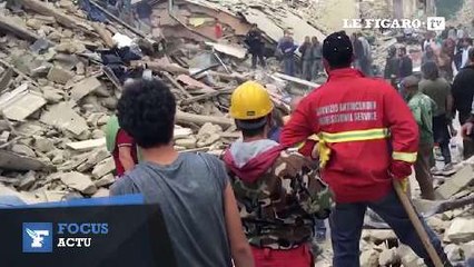Séisme en Italie : la course contre la montre pour retrouver des survivants
