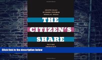 Big Deals  The Citizen s Share: Putting Ownership Back into Democracy  Best Seller Books Most Wanted