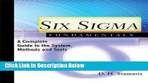 [Fresh] Six Sigma Fundamentals: A Complete Guide to the System, Methods, and Tools Online Books