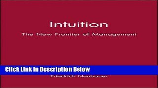 [Reads] Intuition: The New Frontier of Management (Developmental Management) Free Books