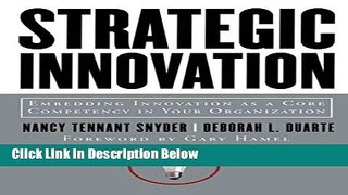 [Reads] Strategic Innovation: Embedding Innovation as a Core Competency in Your Organization