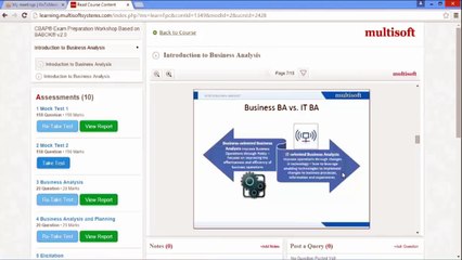 CBAP (Introduction to Business Analysis)MVA