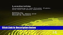 [Fresh] Leadership: Succeeding in the Private, Public, and Not-for-profit Sectors New Ebook