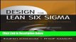 [Fresh] Design for Lean Six Sigma: A Holistic Approach to Design and Innovation New Ebook