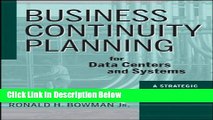 [Fresh] Business Continuity Planning for Data Centers and Systems: A Strategic Implementation