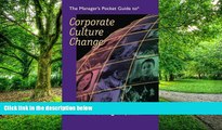 Big Deals  The Manager s Pocket Guide to Corporate Culture Change  Free Full Read Most Wanted