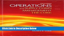 [Fresh] Operations and Supply Chain Management: The Core (Book Only) (McGraw-Hill/Irwin Series