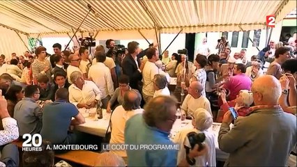 A. Montebourg sur France 2 suite à sa déclaration de candidature à l'élection présidentielle