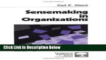 [Fresh] Sensemaking in Organizations (Foundations for Organizational Science) New Ebook