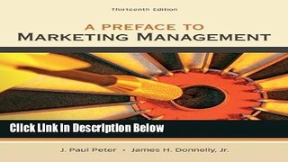 [Fresh] Preface to Marketing Management Online Books