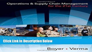 [Fresh] Operations and Supply Chain Management for the 21st Century (with Printed Access Card)