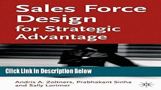[Best] Sales Force Design For Strategic Advantage Online Books