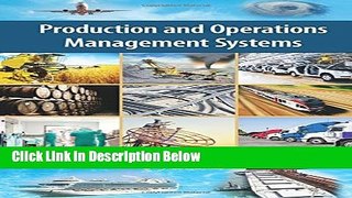 [Best] Production and Operations Management Systems Online Ebook