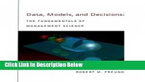 [Fresh] Data, Models, and Decisions: The Fundamentals of Management Science Online Ebook