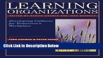 [Best] Learning Organizations: Developing Cultures for Tomorrow s Workplace Online Books