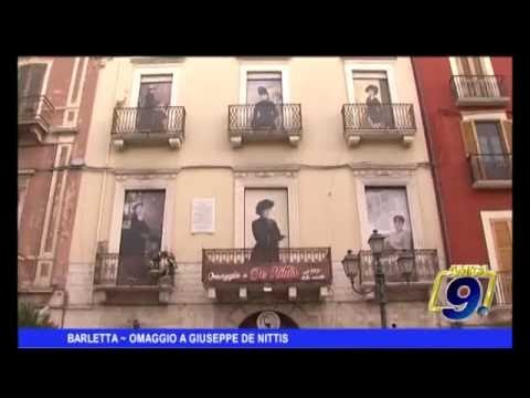 BARLETTA, OMAGGIO A GIUSEPPE DE NITTIS