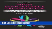 [Fresh] What Makes a High Performance Organization: Five Factors of Competitive Advantage that