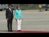 Napoli - Trilaterale Ventotene, Renzi accoglie Merkel e Hollande (23.08.16)