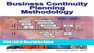 [Fresh] Business Continuity Planning Methodology Online Ebook