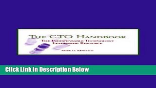 [Reads] The CTO Handbook/Job Manual: A Wealth of Reference Material and Thought Leadership on What