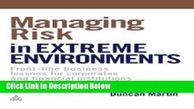 [Fresh] Managing Risk in Extreme Environments: Front-Line Business Lessons for Corporates and