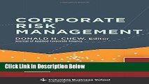 [Reads] Corporate Corporate Risk Management Online Books