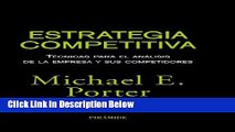 [Reads] Estrategia competitiva / Competitive strategy: TÃ©cnicas para el anÃ¡lisis de la empresa y