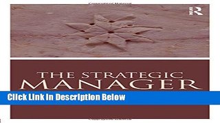 [Fresh] The Strategic Manager New Books