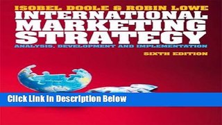 [Fresh] International Marketing Strategy (with CourseMate   eBook Access Card) Online Books