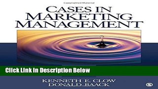 [Fresh] Cases in Marketing Management (The Ivey Casebook Series) New Books