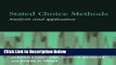 [Fresh] Stated Choice Methods: Analysis and Applications New Ebook
