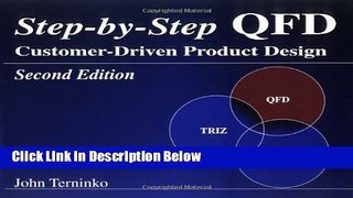 [Reads] Step-by-Step QFD: Customer-Driven Product Design, Second Edition Online Books